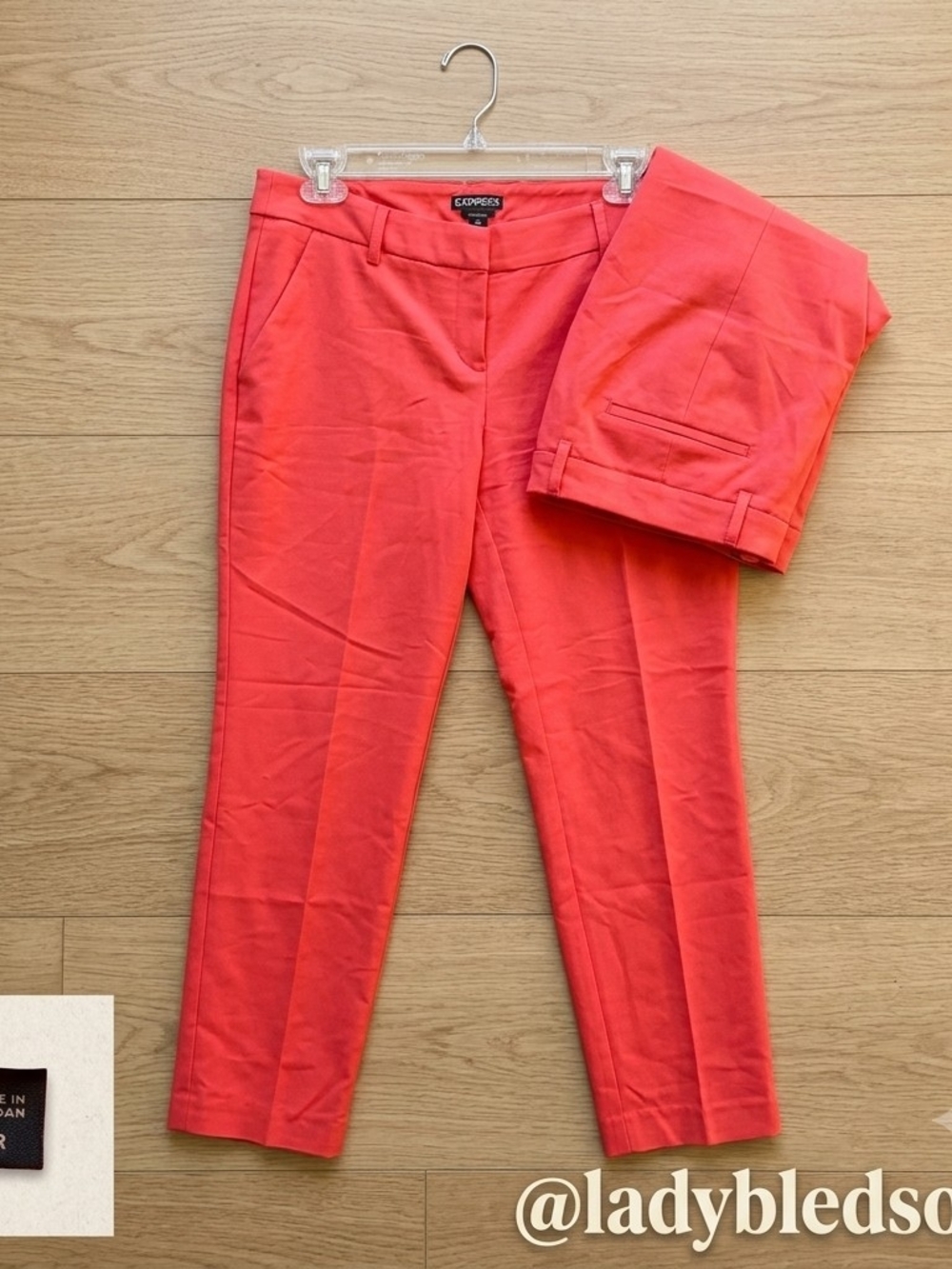 Express Columnist Coral Slim Ankle Pants - Women's